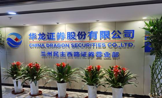 華龍證券蘭州民主西路證券營業(yè)部，成立于1996年，地處蘭州市繁華地段，位于甘肅省蘭州市城關區(qū)民主西路3號商貿(mào)大世界四、五樓。營業(yè)面積2500平方米，擁有寬敞舒適的散戶大廳、中戶室、大戶室及VIP專戶區(qū)